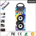 Karaoke System 1200mAh beste Bluetooth Lautsprecher Holzkiste mit FM Radio USB